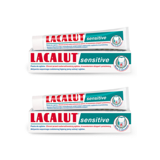 2 Lacalut SENSITIVE, 75ml