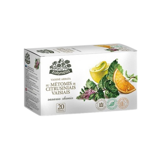 Fruit Tea with Mint and Citrus Fruits Žolynėlis