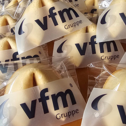 1000 Custom Logo Personalised Message Fortune Cookies