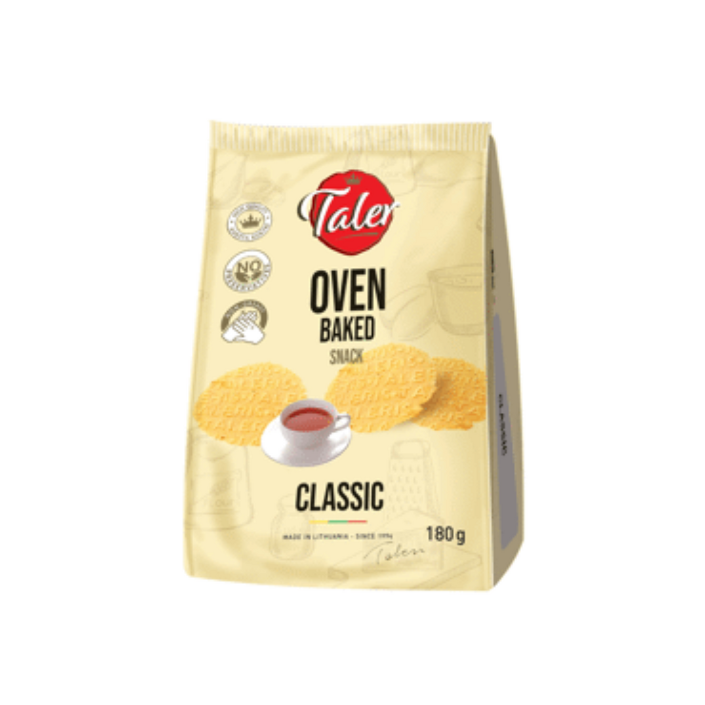 Oven baked waffle chips Taler, 180g