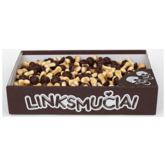 Mushroom shaped cookies with dark chocolate, 1kg