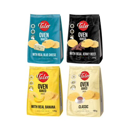 Oven baked waffle chips Taler, 180g