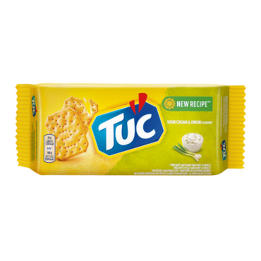 Crackers TUC Sour Cream and Onion flavor, 100 g
