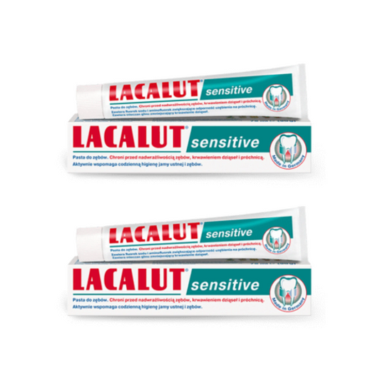 2 Lacalut SENSITIVE, 75ml
